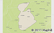 Shaded Relief 3D Map of Ma tuq, physical outside