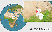 Satellite Location Map of Ma tuq, highlighted grandparent region