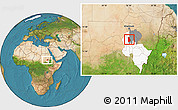 Satellite Location Map of Ma tuq, highlighted parent region, highlighted grandparent region