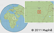 Savanna Style Location Map of Ma tuq