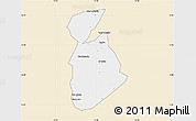 Classic Style Map of Ma tuq, single color outside