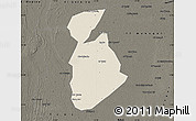 Shaded Relief Map of Ma tuq, darken