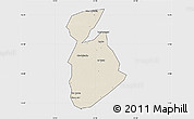 Shaded Relief Map of Ma tuq, single color outside
