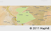 Physical Panoramic Map of Ma tuq, satellite outside