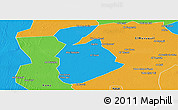 Political Panoramic Map of Ma tuq
