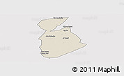 Shaded Relief Panoramic Map of Ma tuq, single color outside
