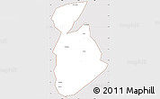 Classic Style Simple Map of Ma tuq, cropped outside