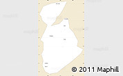 Classic Style Simple Map of Ma tuq, single color outside