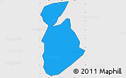 Political Simple Map of Ma tuq, cropped outside