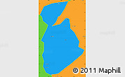 Political Simple Map of Ma tuq