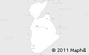 Silver Style Simple Map of Ma tuq