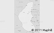 Silver Style 3D Map of El Dewiem