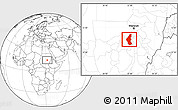 Blank Location Map of El Dewiem