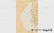 Shaded Relief Map of El Dewiem, satellite outside