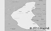 Gray Panoramic Map of El Dewiem