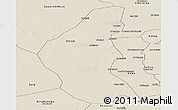 Shaded Relief Panoramic Map of El Dewiem
