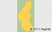 Savanna Style Simple Map of El Dewiem