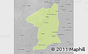 Physical 3D Map of El Geteina, desaturated