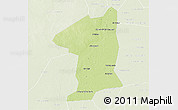 Physical 3D Map of El Geteina, lighten