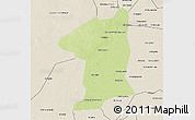 Physical 3D Map of El Geteina, shaded relief outside