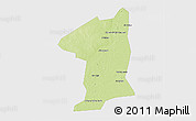 Physical 3D Map of El Geteina, single color outside