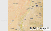 Satellite 3D Map of El Geteina
