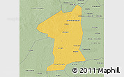 Savanna Style 3D Map of El Geteina
