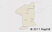 Shaded Relief 3D Map of El Geteina, cropped outside