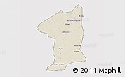Shaded Relief 3D Map of El Geteina, single color outside