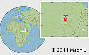 Savanna Style Location Map of El Geteina