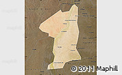 Satellite Map of El Geteina, darken