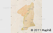 Satellite Map of El Geteina, lighten
