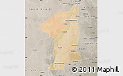 Satellite Map of El Geteina, semi-desaturated