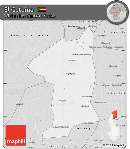 Silver Style Map of El Geteina