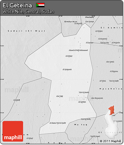 Silver Style Map of El Geteina