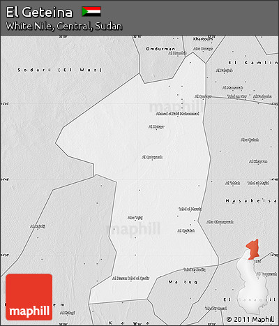 Silver Style Map of El Geteina