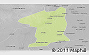 Physical Panoramic Map of El Geteina, desaturated