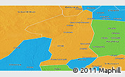 Political Panoramic Map of El Geteina