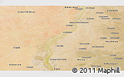 Satellite Panoramic Map of El Geteina