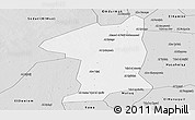 Silver Style Panoramic Map of El Geteina