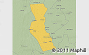Savanna Style 3D Map of Kawa