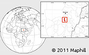 Blank Location Map of Kawa