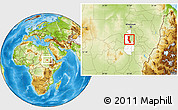 Physical Location Map of Kawa, highlighted parent region