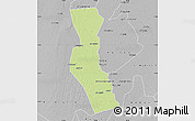 Physical Map of Kawa, desaturated