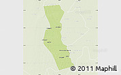 Physical Map of Kawa, lighten
