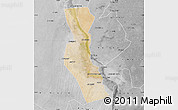 Satellite Map of Kawa, desaturated