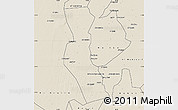 Shaded Relief Map of Kawa