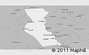 Gray Panoramic Map of Kawa