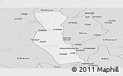 Silver Style Panoramic Map of Kawa