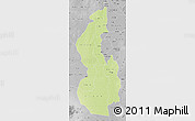 Physical Map of White Nile, desaturated